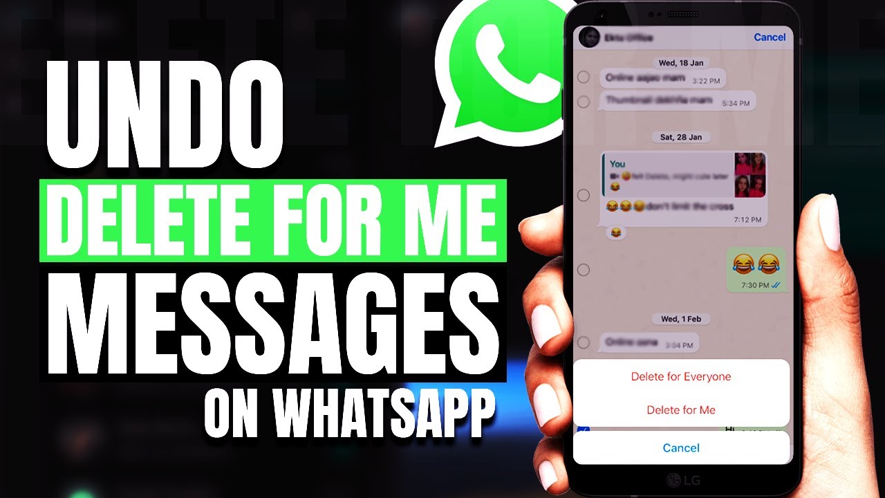 How to Use WhatsApp's Undo 'Delete for Me' Feature