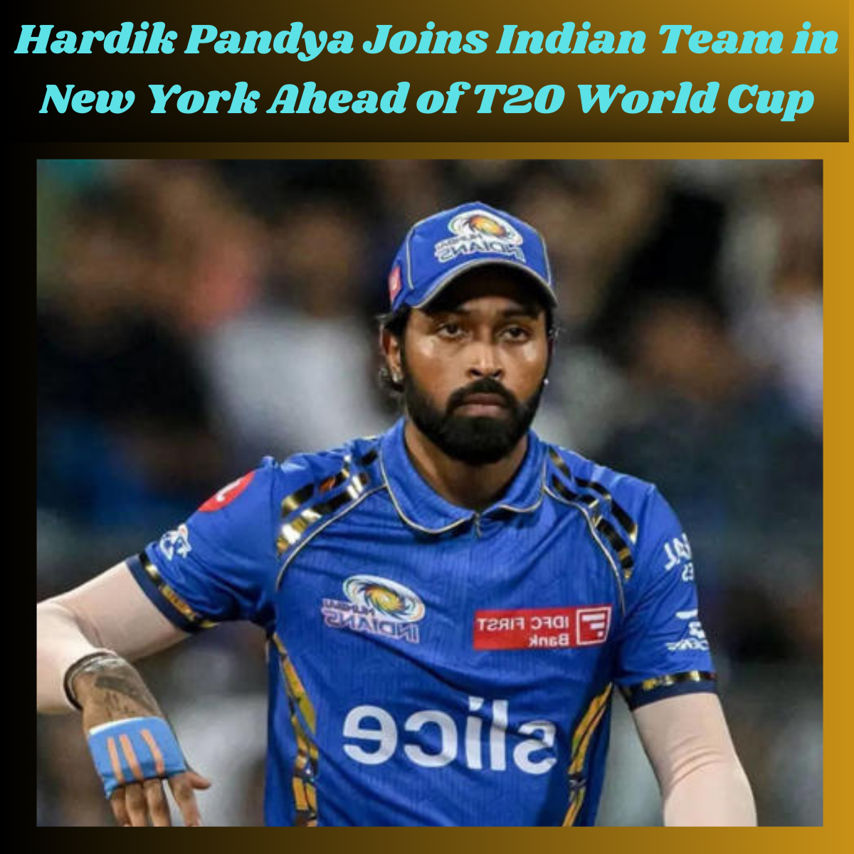 Hardik Pandya Joins Indian Team in New York Ahead of T20 World Cup