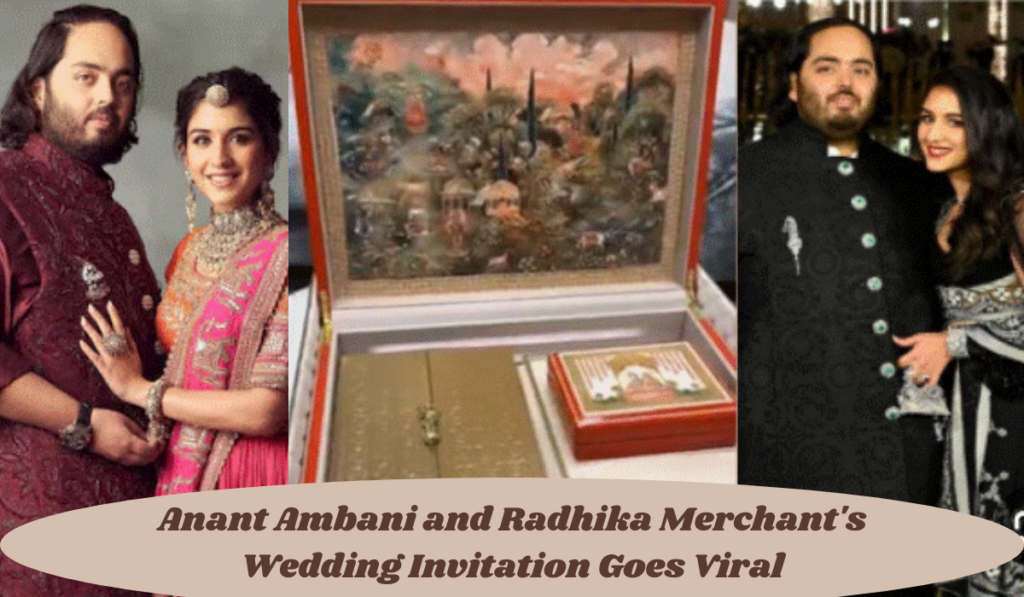 Anant Ambani and Radhika Merchant - Wedding invitation