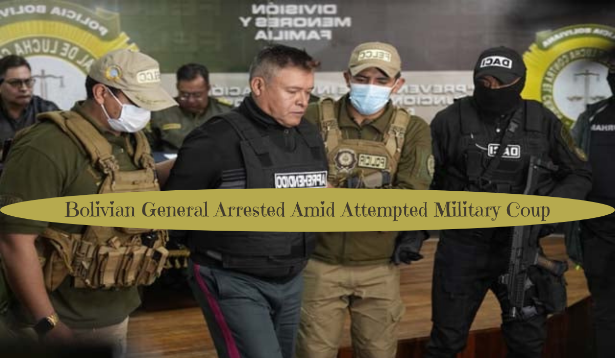 Bolivian General arrested amid attempted military coup