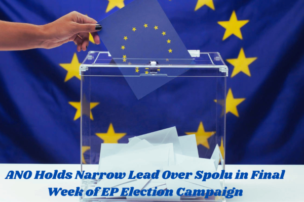 ANO holds narrow lead over spolu in final week of EP election campaign