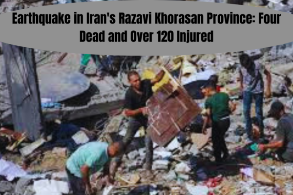 Earthquake in Iran's Razavi Khorasan Province