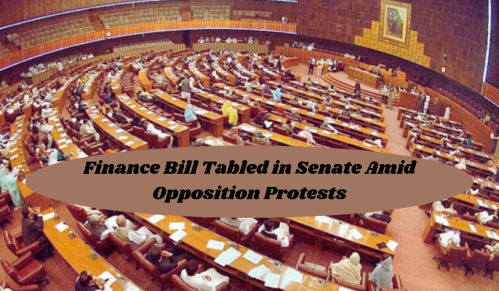 Finance Bill Tabled in Senate Amid Opposition Protests