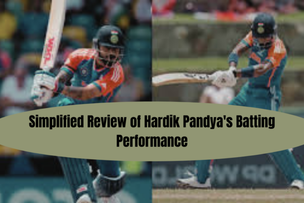 Simplified Review of Hardik Pandya's Batting Performance