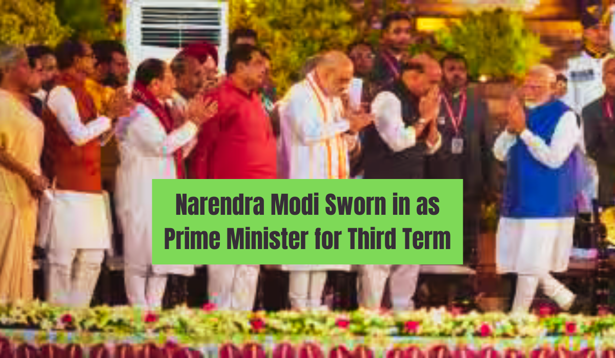 Narendra Modi sworn in as prime minister for third term