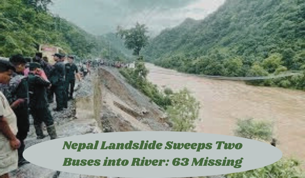 Nepal landslide sweeps two buses into river, 63 missing