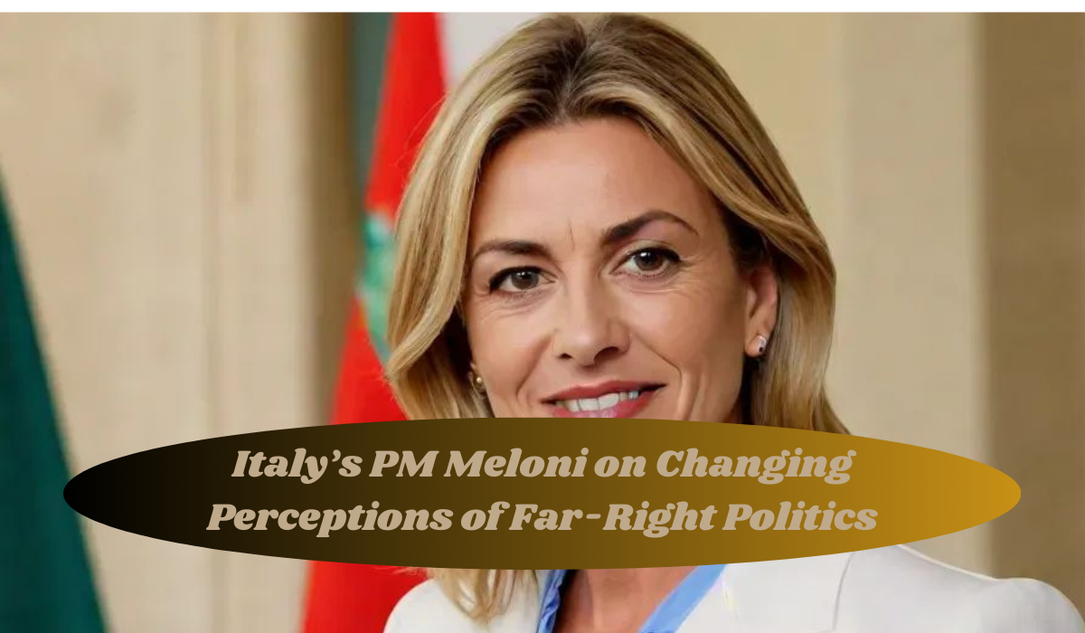 Italy's PM Meloni on changing perceptions of politics