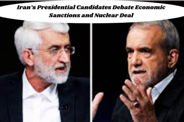 Iran’s Presidential candidates debate economic sanctions and nuclear deal