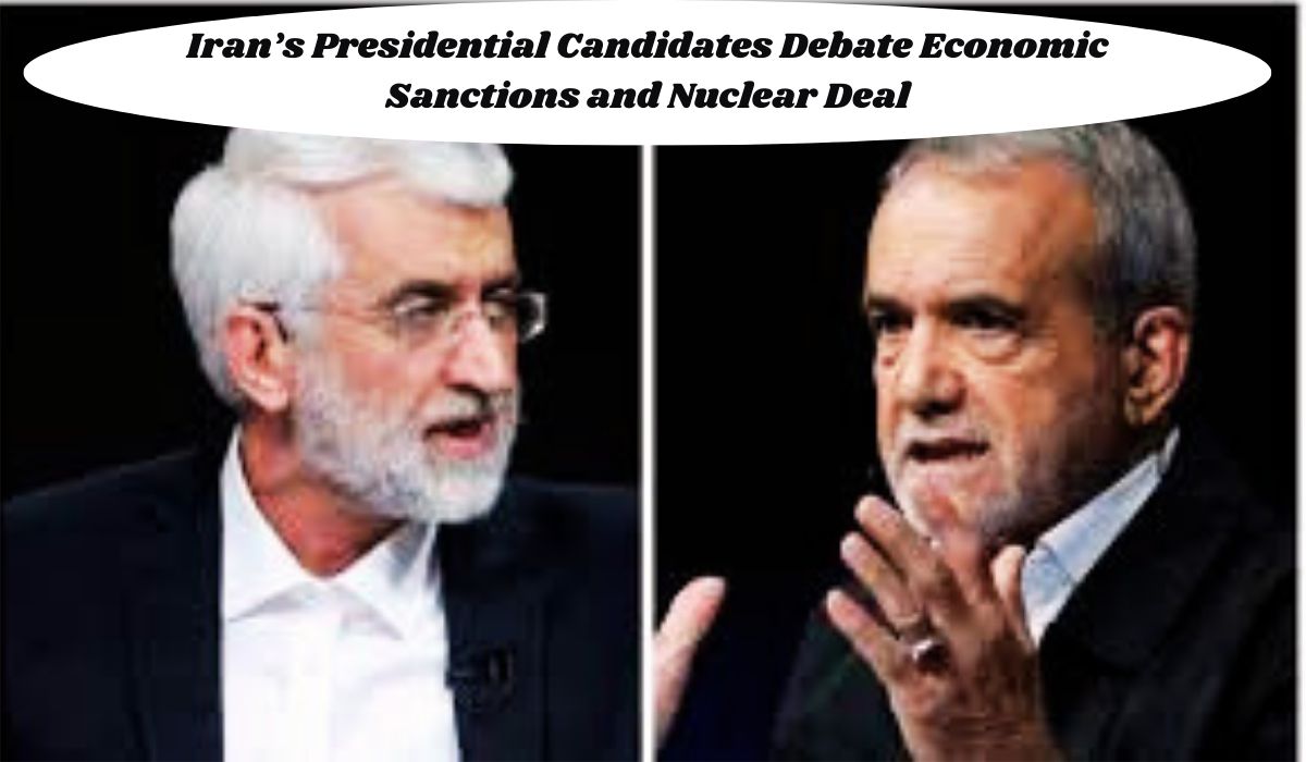 Iran’s Presidential candidates debate economic sanctions and nuclear deal