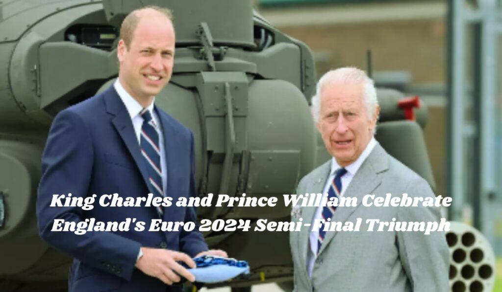 "England" King Charles and Prince William Celebrate England's Euro