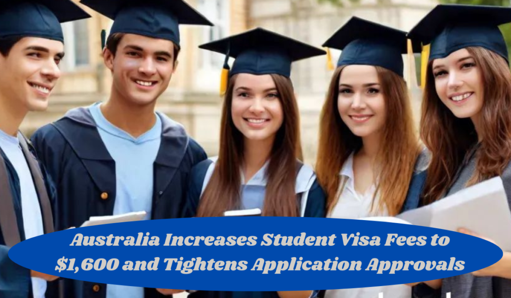 Australia increases student visa fees to $1,600