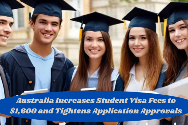 Australia increases student visa fees to $1,600