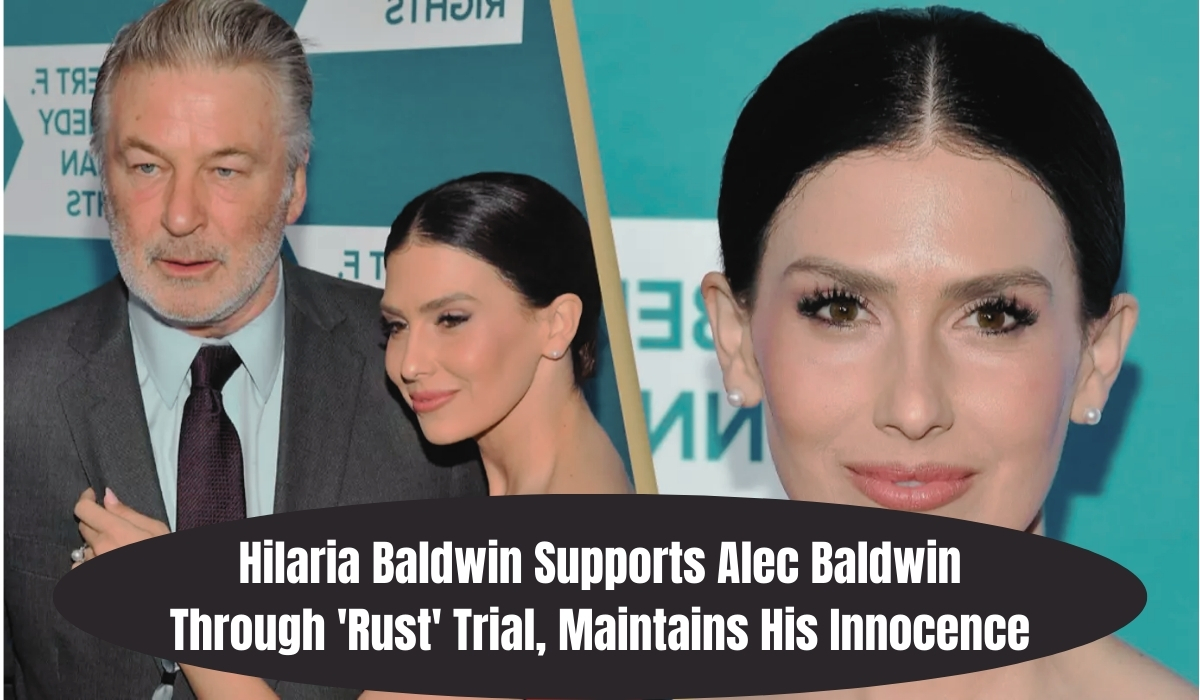 Hilaria Baldwin Supports Alec Baldwin Through 'Rust' Trial