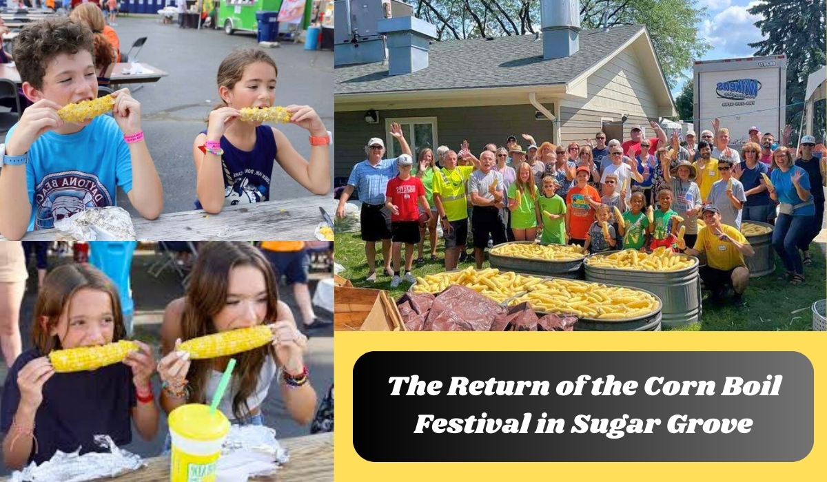 Corn Boil festival in sugar grove at USA